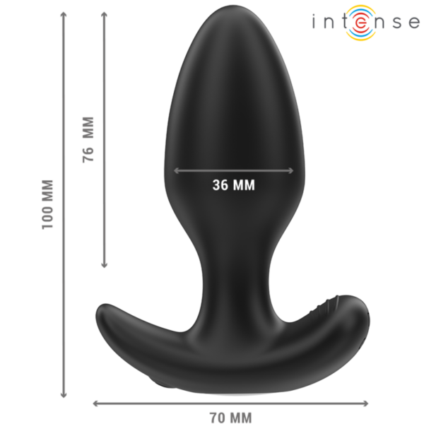 img_196249_9d177c5fbebcd049f36c4b5cc95c47f4_1.png INTENSE - JOEY PLUG ANAL 10 VIBRACIONES NEGRO CONTROL REMOTO