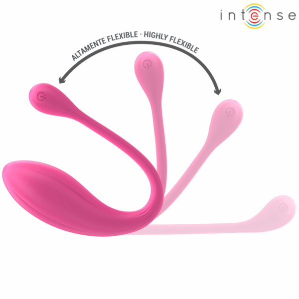 img_196268_367b8462c68f6b20545175804cd1d84e_1.png INTENSE - JANICE VIBRADOR U DOBLE ESTIMULACIÓN 10 VIBRACIONES ROSA CONTROL REMOTO