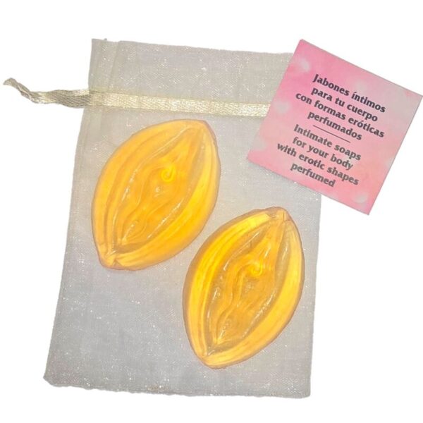 img_196770_a9c3903a1e97ec2b773ce4fdb11b991b_1.jpg DIABLO PICANTE - 2 JABONES PERFUMADOS FORMA VAGINA AMARILLO