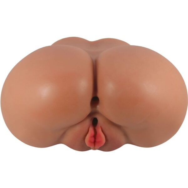 CRAZY BULL - LUNA TRASERO VIBRADOR CON VAGINA Y ANO REALÍSTICO NATURAL CONTROL REMOTO