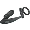 img_198289_76a9b652f23a3d3408a8d4b9f179480f_1.jpg PRETTY LOVE - EMONI ANILLO PENE + PLUG ANAL 12 VIBRACIONES NEGRO