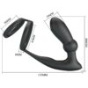 img_198292_f50d17ad03fd5be169ff346a8145ba31_1.jpg PRETTY LOVE - EMONI ANILLO PENE + PLUG ANAL 12 VIBRACIONES NEGRO