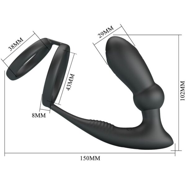 img_198292_f50d17ad03fd5be169ff346a8145ba31_1.jpg PRETTY LOVE - EMONI ANILLO PENE + PLUG ANAL 12 VIBRACIONES NEGRO