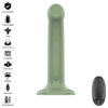 INTENSE - BECCA VIBRADOR CON VENTOSA 10 VIBRACIONES VERDE CONTROL REMOTO