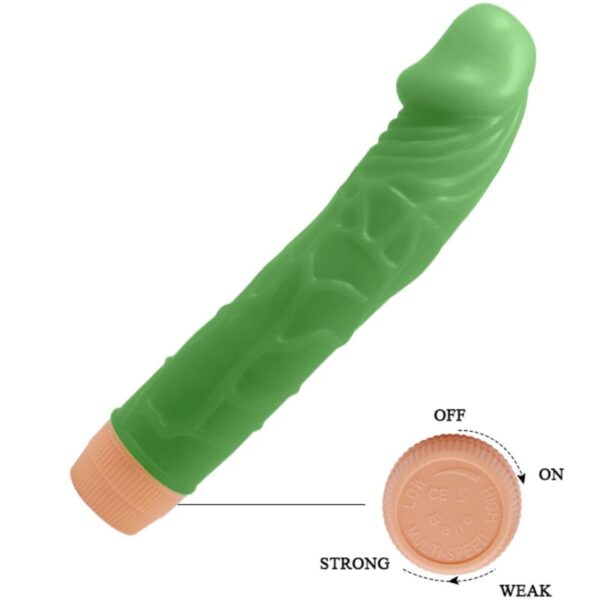 img_198671_7e598eb3004755f1c5867478ddf5b403_1.jpg BAILE - BILL VIBRADOR REALÍSTICO 22.5 CM VERDE
