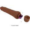 BAILE - DRYAD VIBRADOR REALÍSTICO 25 CM MULATO