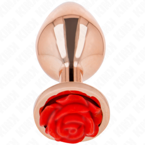 KINK - PLUG ANAL ORO ROSADO ROSA ROJA S