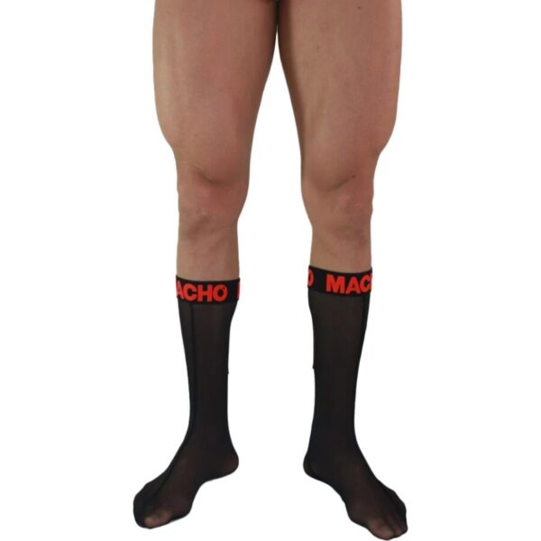 img_204776_9fcbb46e48d00b4b35d5b0258b0b5f1c_1.jpg MACHO - CALCETINES FINOS NEGRO/ROJO TALLA ÚNICA