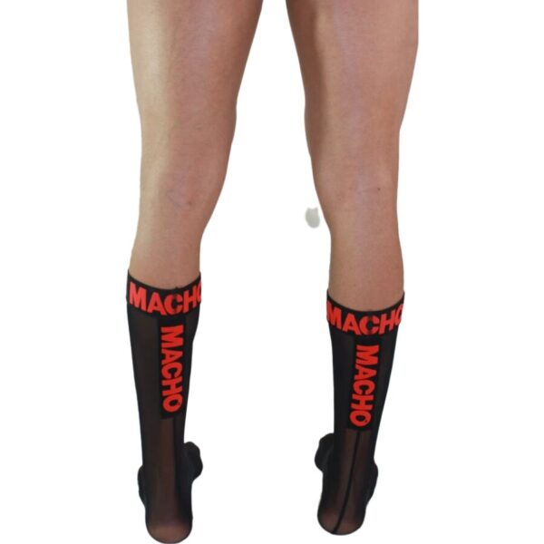 img_204780_8d902eb52df49a8334eb68eb011f2472_1.jpg MACHO - CALCETINES FINOS NEGRO/ROJO TALLA ÚNICA
