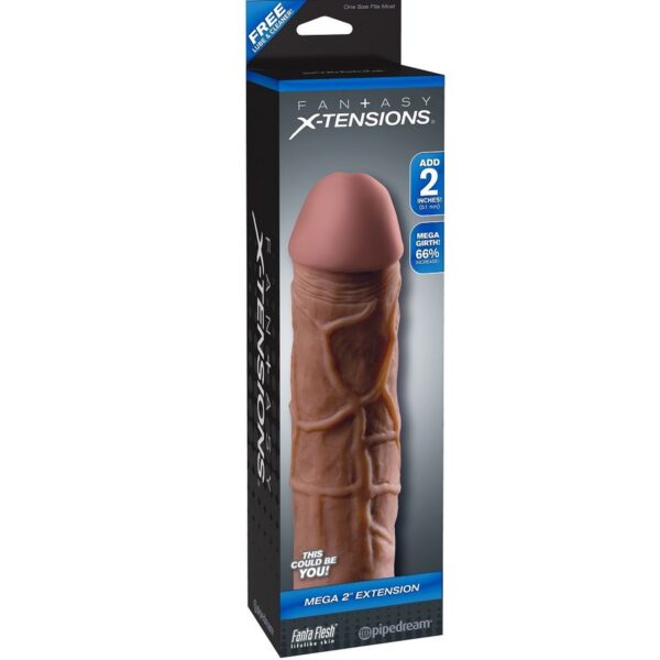 img_25219_e625cadb52d1c6445973e3230a9018dd_1.jpg FANTASY X- TENSIONS - MEGA 2 EXTENSIÓN MARRÓN PARA EL PENE
