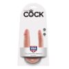 KING COCK - DILDO DOBLE PENETRACIÓN 12.7 CM NATURAL