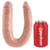 img_29482_b5875e34e4223a3e95cd9e528ead7806_1.jpg KING COCK - DILDO DOBLE PENETRACIÓN 17.8 CM NATURAL