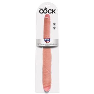 KING COCK DILDO DOBLE NATURAL 40.6 CM