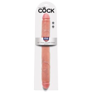 KING COCK - THICK DILDO DOBLE PENETRACIÓN 40.6 CM