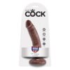 img_29543_99d707dabbcaa632df00e3edf030b38f_1.jpg KING COCK - 7 PENE COLOR CHOCOLATE 17.8 CM