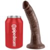 img_29545_f42bb7ffcbb0a6cd935715115ab96ad2_1.jpg KING COCK - 7 PENE COLOR CHOCOLATE 17.8 CM