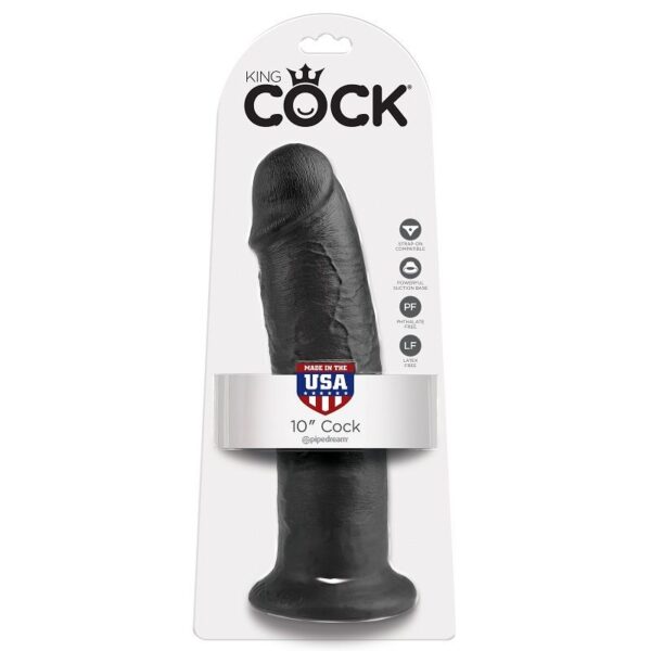img_29582_e621b1c5e0bfb2636b013628e733265b_1.jpg KING COCK - 10 PENE NEGRO 25 CM