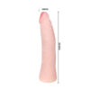 BAILE - DILDO SILICONA TACTO PIEL REALÍSTICO 19 CM COLOR CAJA ALEATORIO