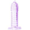 img_31584_5b576e49c0abb1c3e78587195450dbc5_1.jpg BAILE - FUNDA PARA PENE CON PUNTOS ESTIMULANTES MORADO 14 CM