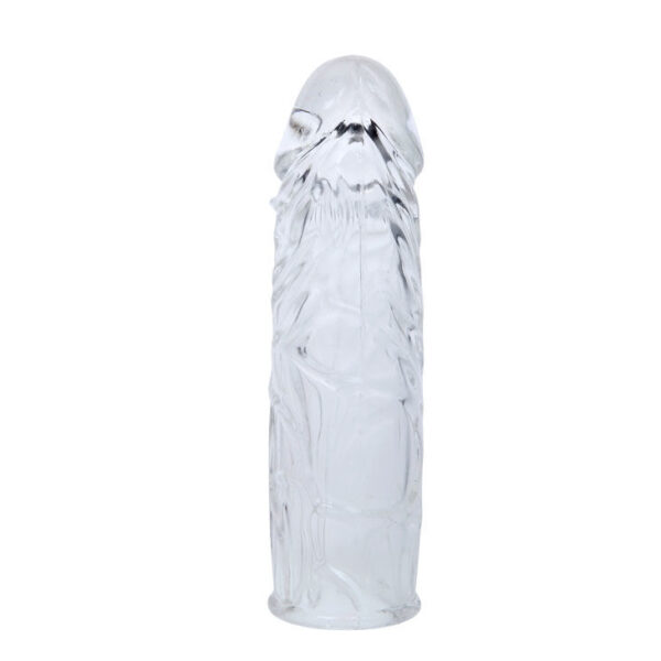 img_31612_c280183d6afef02dd967a7e61d80b23a_1.jpg BAILE - FUNDA TRANSPARENTE PARA EL PENE EN SILICONA 13 CM