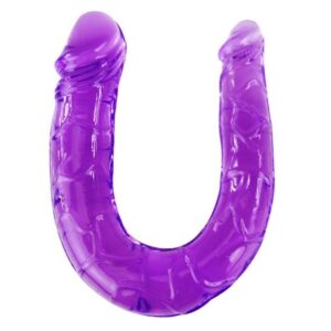 img_31652_99d2faeddd638218dcdbb637d748c51e_1.jpg BAILE - DILDO DOBLE EN GELATINA FLEXIBLE LILA