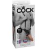 img_45226_629fe8acc1fa3e5b614e389bdcb9495f_1.jpg KING COCK - STRAP-ON CON DILDO HUECO 28 CM Y TIRANTES COLOR CARNE