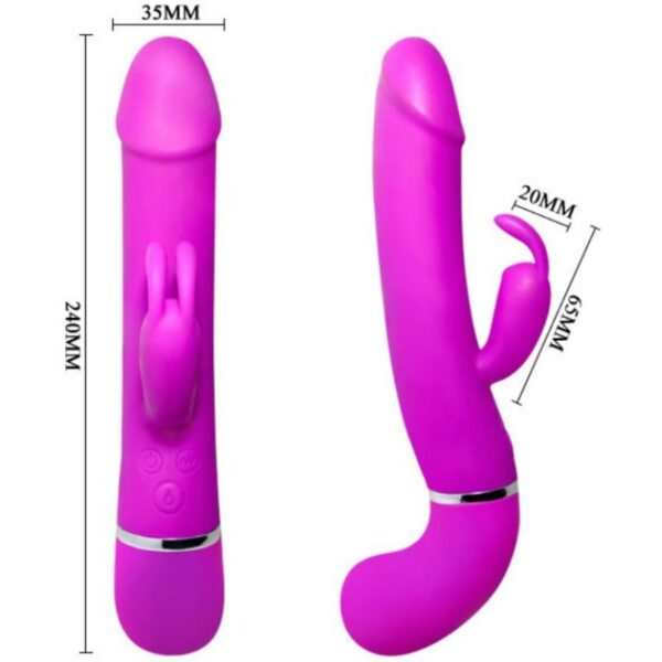 PRETTY LOVE - VIBRADOR HENRY 12 MODOS DE VIBRACIÓN Y FUNCIÓN SQUIRT