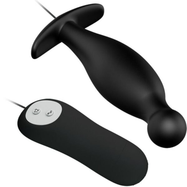 img_49891_deb6b82fffe863e63d68ddbb872293cb_1.jpg PRETTY LOVE - PLUG ANAL SILICONA 12 MODOS VIBRACIÓN NEGRO