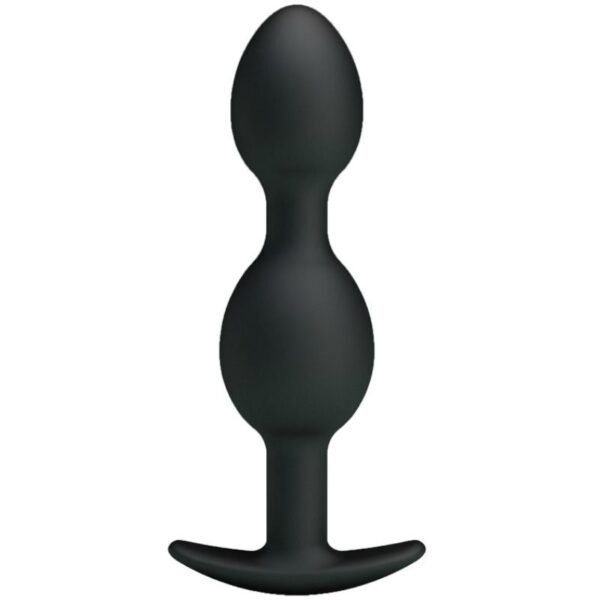 img_50366_1850a6fcb0130ed32cdde792c70efbd6_1.jpg PRETTY LOVE - BOLAS ANALES SILICONA 12.5 CM NEGRO