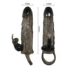 img_53179_273d2b9989d3ac5c832bfa036d96cb98_1.jpg BAILE - BRAVE MAN FUNDA REALISTICA PENE CON RABBIT 16.5 CM NEGRO