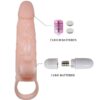 img_53190_68ab885d779e168d9601f4435a3e5480_1.jpg BAILE - BRAVE MAN FUNDA PENE CON RABBIT VIBRADOR 16.5 CM NATURAL