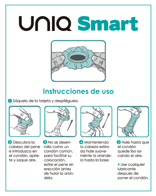img_57045_c9fc097921044d65739c99ba543a803e_1.png UNIQ - SMART PRESERVATIVOS PRE-ERECCIÓN SIN LATEX 3 UNIDADES