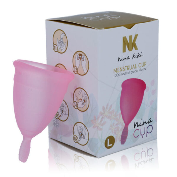NINA KIKÍ - COPA MENSTRUAL ROSA - TALLA L