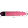 BAILE - COLORFUL SEX VIBRADOR REALÍSTICO ROSA 23 CM