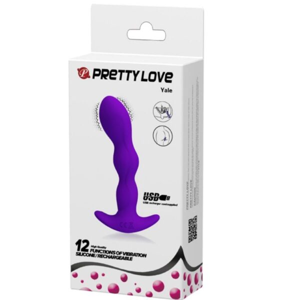 img_74964_65a80b514ad443c01fd0ec4bee8631bb_1.jpg PRETTY LOVE - MASAJEADOR ANAL 12 MODOS VIBRACIÓN LILA