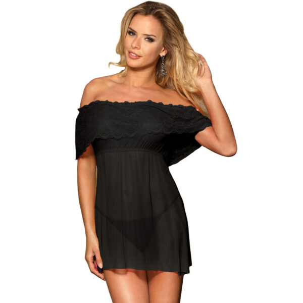 img_76423_f35ff4fd690fe8b3d43a31cc0e4936e3_1.jpg SUBBLIME - SET VESTIDO CORTO + TANGA NEGRO L/XL
