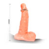 BAILE - ARNÉS CON PENE REALÍSTICO Y BRAGUITA AJUSTABLE ULTRA PASSIONATE 15.5 CM
