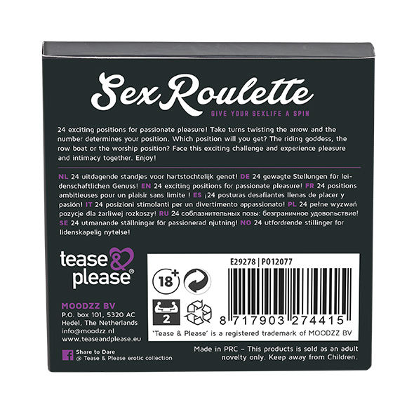img_82577_f0a27356586958c66c2a149502342494_1.jpg TEASE & PLEASE - SEX ROULETTE KAMASUTRA