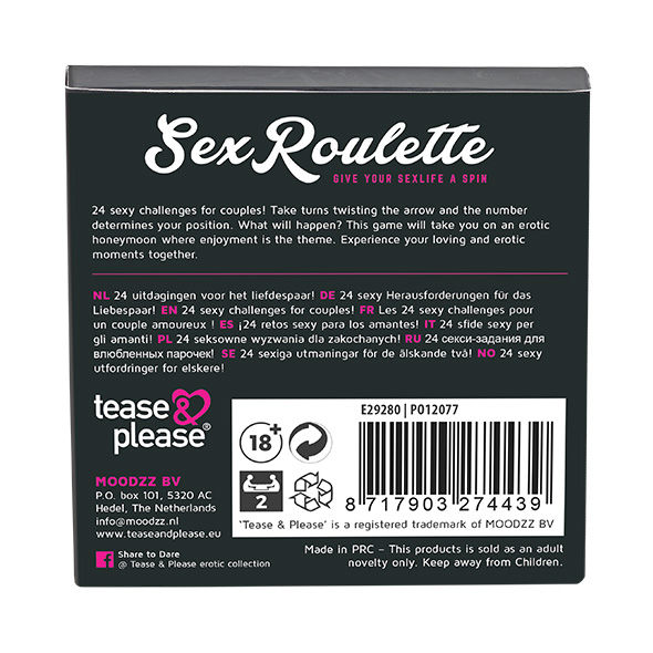 img_82590_51444165d9f73a06c59a5977e95625f1_1.jpg TEASE & PLEASE - SEX ROULETTE LOVE & MARRIAGE