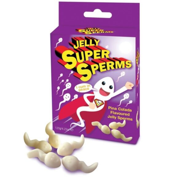 img_84969_776daf69f83624ced407b24a15c40771_1.jpg SPENCER & FLEETWOOD - JELLY SUPER SPERM GOMINOLAS FORMA ESPERMA 120 GR