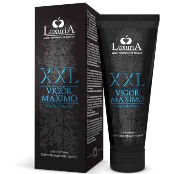 img_90288_6a33bac4b35043d264664071037e2478_1.jpg INTIMATELINE LUXURIA - XXL VIGOR MÁXIMO CREMA MASAJE VOLUMINIZADORA 75 ML