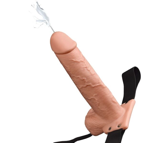 img_90784_6c3e745cf9067e30fa453eb15625bf99_1.jpg FETISH FANTASY SERIES - ARNÉS CON PENE REALÍSTICO EYACULADOR 22,9CM