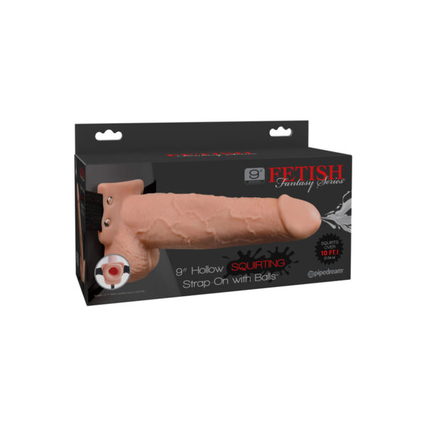 img_90787_4d0661c38e18e38a55159e1fef0b5ed2_1.jpg FETISH FANTASY SERIES - ARNÉS CON PENE REALÍSTICO EYACULADOR 22,9CM