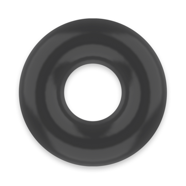POWERING - SUPER FLEXIBLE Y RESISTENTE ANILLO PENE  4.5CM NEGRO