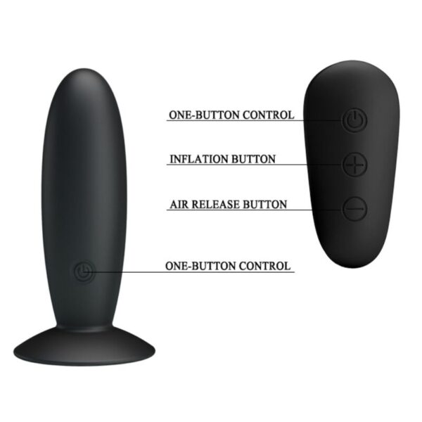 img_93435_7f5595b0aabd2b80e50b2b7c7f434197_1.jpg MR PLAY - PLUG ANAL CON VIBRACIÓN NEGRO CONTROL REMOTO