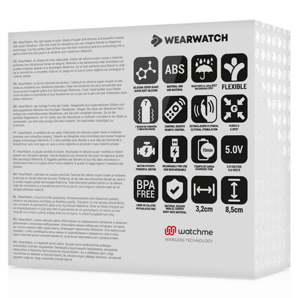 img_99080_b360827716cd1b9bb209227e74e4d55f_1.png WEARWATCH - VIBRADOR DUAL TECHNOLOGY WATCHME AGUA MARINA / NÍVEO