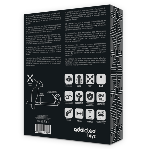 img_99462_d3ca846115d94cf949d54adffb61d374_1.png ADDICTED TOYS - PLUG ANAL CON ANILLO SILICONA NEGRO 12 CM