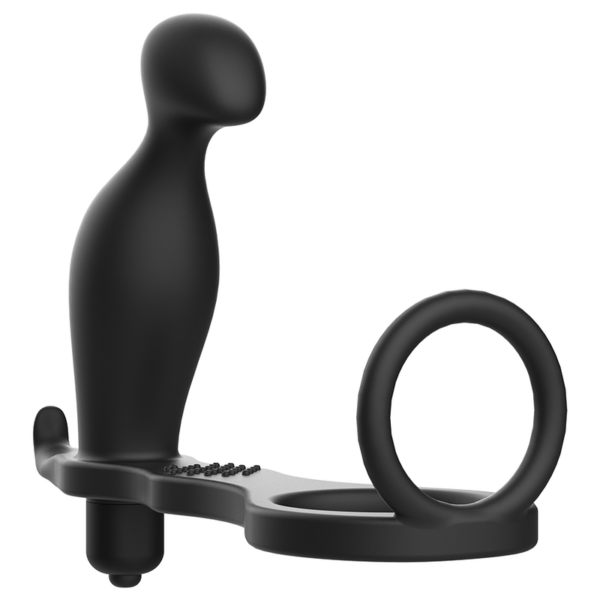 img_99464_a9cae4e22f27d2ee9b9f130a41e17530_1.png ADDICTED TOYS - PLUG ANAL CON ANILLO SILICONA NEGRO 12 CM